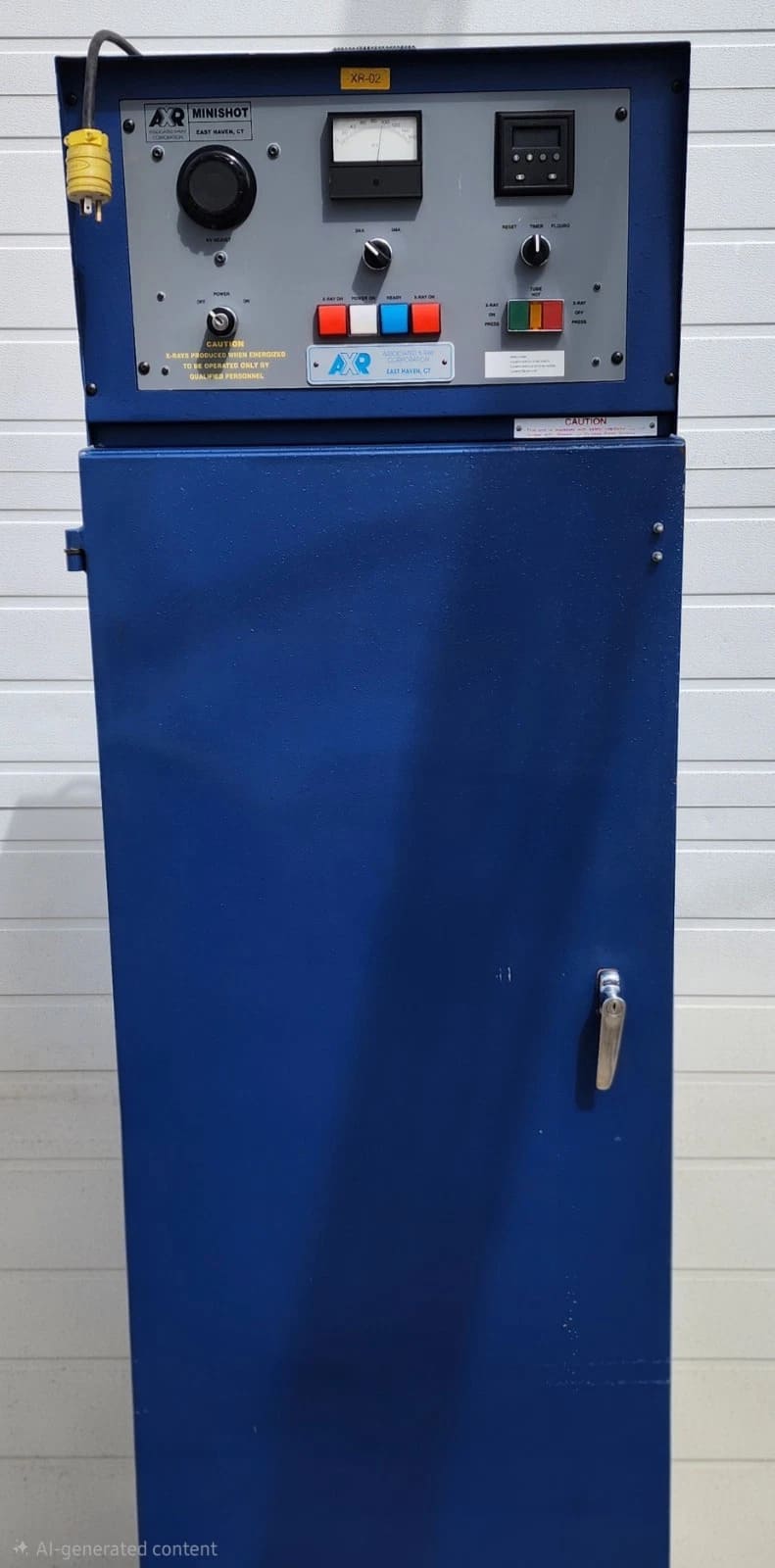 AXR Minishot X-Ray Cabinet System - front