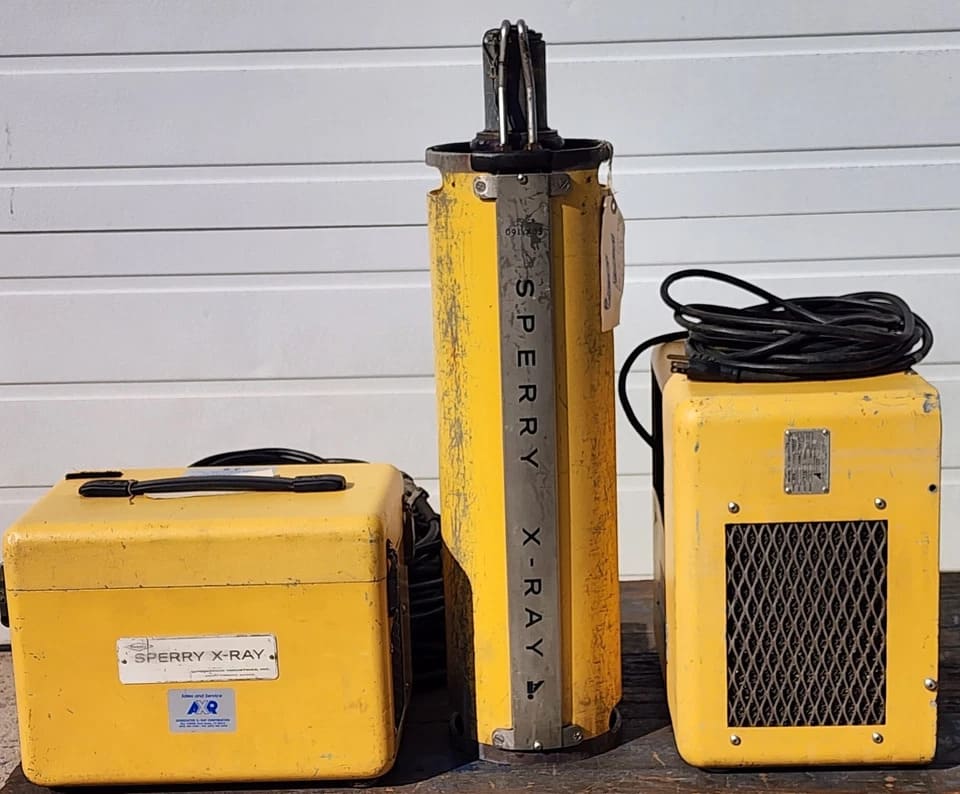 Sperry Portable X-Ray System - components