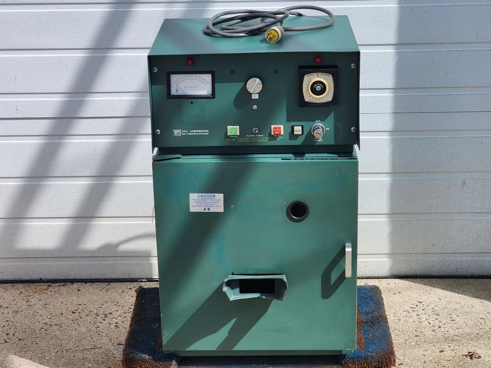 TFI Minishot X-Ray Cabinet System - front